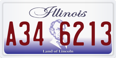 IL license plate A346213