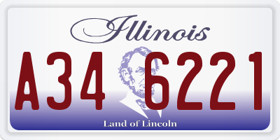 IL license plate A346221