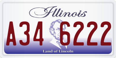 IL license plate A346222