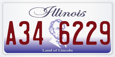 IL license plate A346229