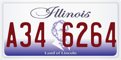 IL license plate A346264