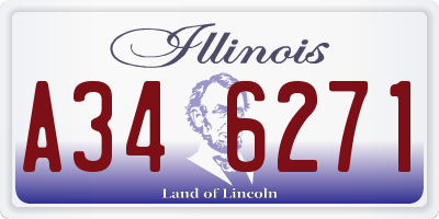 IL license plate A346271
