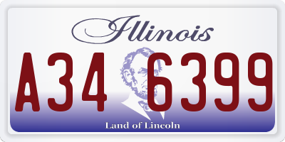 IL license plate A346399