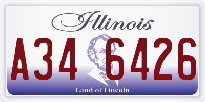 IL license plate A346426