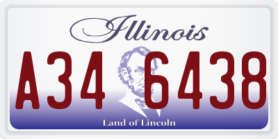 IL license plate A346438