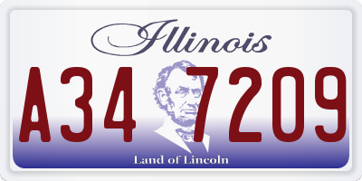 IL license plate A347209