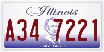 IL license plate A347221