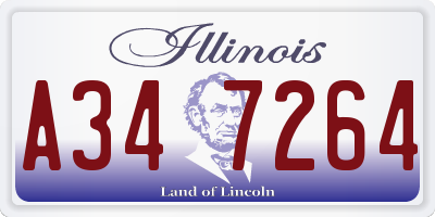 IL license plate A347264