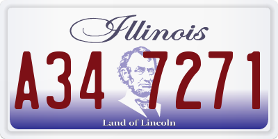 IL license plate A347271