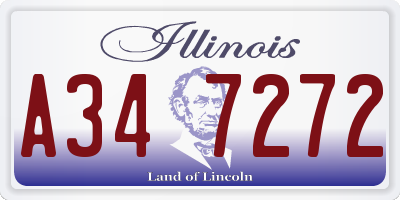 IL license plate A347272
