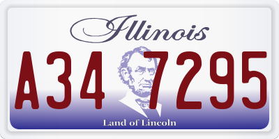 IL license plate A347295