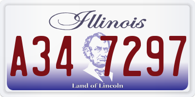 IL license plate A347297