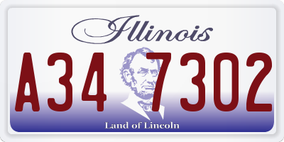 IL license plate A347302