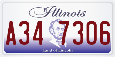IL license plate A347306