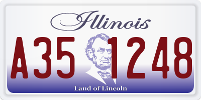 IL license plate A351248