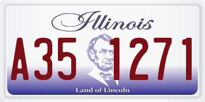 IL license plate A351271