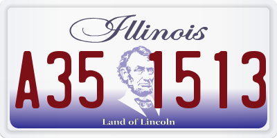 IL license plate A351513