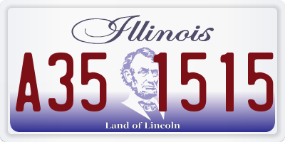 IL license plate A351515