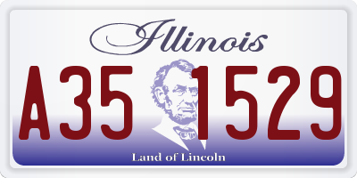 IL license plate A351529