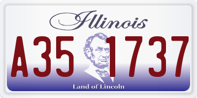 IL license plate A351737