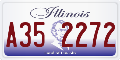 IL license plate A352272