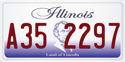 IL license plate A352297