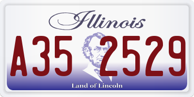 IL license plate A352529
