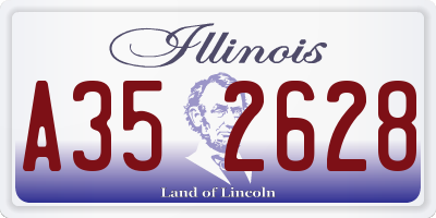 IL license plate A352628