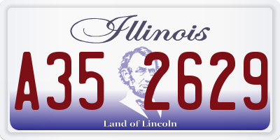 IL license plate A352629