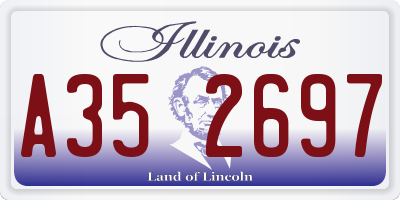IL license plate A352697