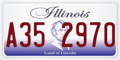 IL license plate A352970