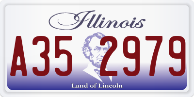IL license plate A352979