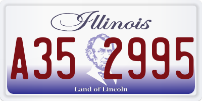 IL license plate A352995
