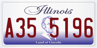 IL license plate A355196