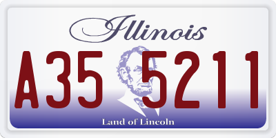 IL license plate A355211