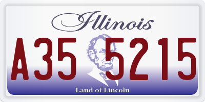 IL license plate A355215
