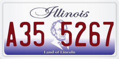 IL license plate A355267