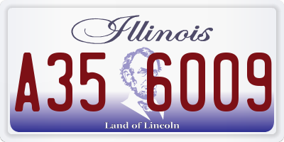 IL license plate A356009