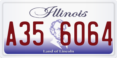 IL license plate A356064