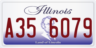 IL license plate A356079