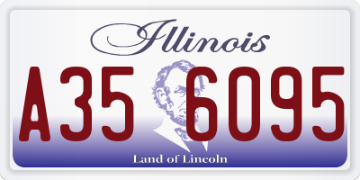 IL license plate A356095