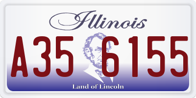 IL license plate A356155