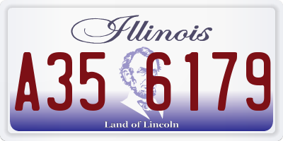 IL license plate A356179
