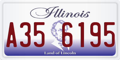 IL license plate A356195