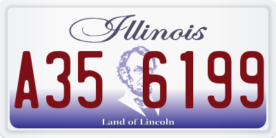 IL license plate A356199