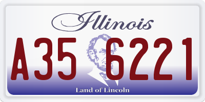 IL license plate A356221