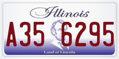 IL license plate A356295