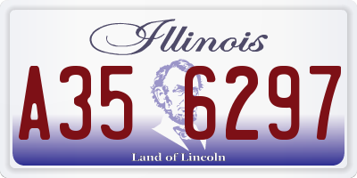 IL license plate A356297