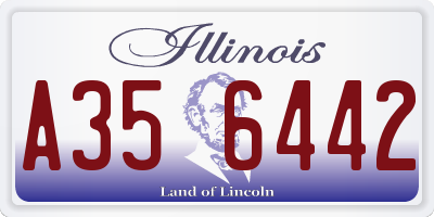 IL license plate A356442