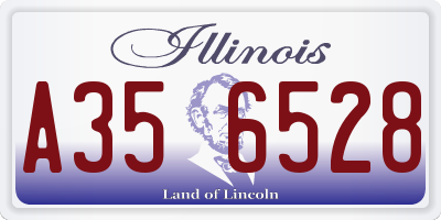 IL license plate A356528